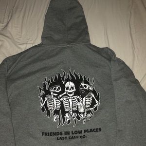 LAST CALL CO. Low Places Mens Hoodie